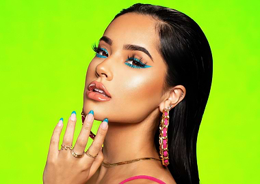 Becky G Neon Portrait