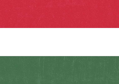 Hungary Flag Distressed