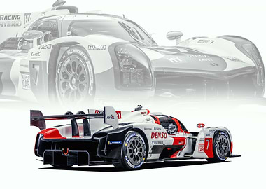 Toyota Hypercar Racing Car