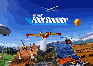Microsoft Flight Simulator Game Art