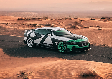 Bentley Supersports in Desert Landscape