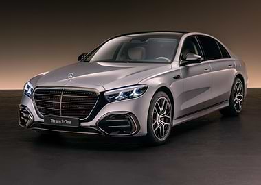 Silver Mercedes-Benz S-Class Sedan