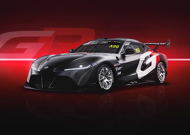 Toyota GR Supra GT4 Race Car