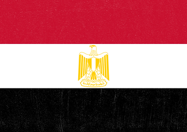 Egypt Flag Distressed