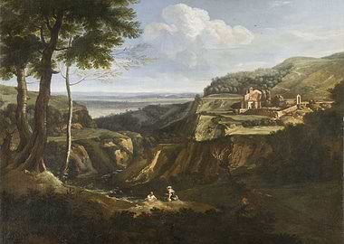 Pastoral Landscape with Monastery
