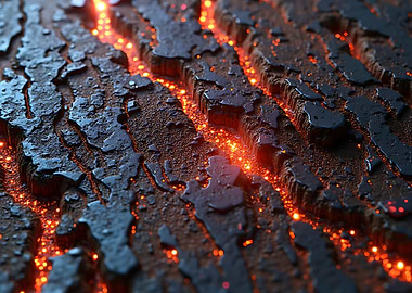 Molten Lava Landscape
