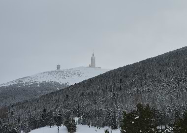 Ventoux sous la neige