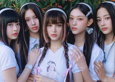 NewJeans K-Pop Group Fashion Photo