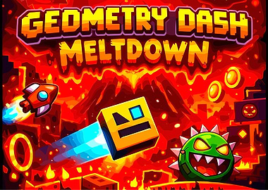 Geometry Dash Meltdown Game Art