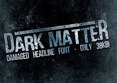 Dark Matter Font