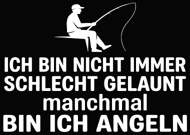 Funny fishing quote in German