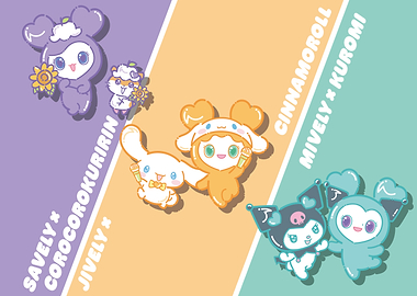 twice Sanrio Characters Collaboration Art