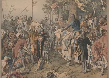 Medieval Battle Scene