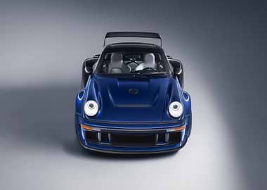 Blue Porsche 911 RSR