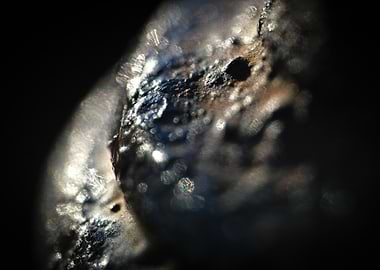 Abstract Macro Metal Texture with Bokeh