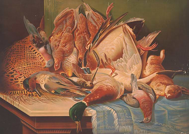 Still Life of Game Birds and Fowl