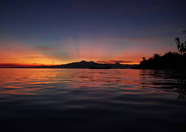 Sunset inverted layers