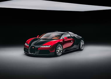 Bugatti Veyron Red and Black
