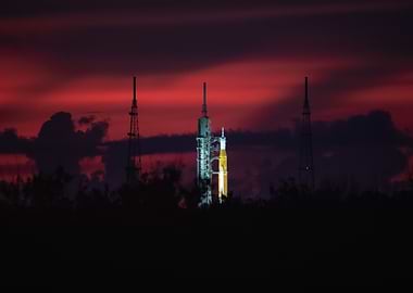 Artemis II: Red Sky Launch