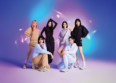 K-pop group in Puma sportswear ive