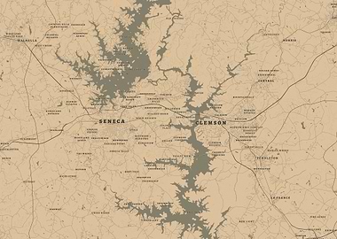Seneca and Clemson Area, South Carolina