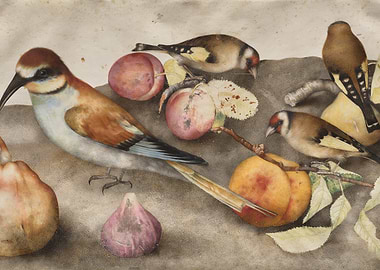 Still Life with Birds and Fruit