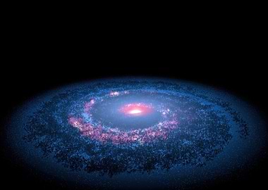 Spiral Galaxy in Deep Space