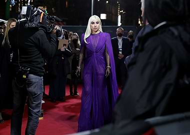 Lady Gaga on a Red Carpet