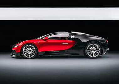 Bugatti Veyron Side Profile