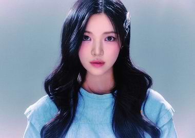 yuha babymonster in Blue Shirt