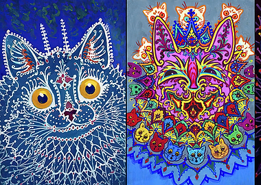 Ornate Cat Portraits