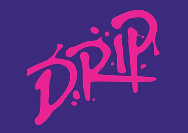 Drip Text Art babymonster