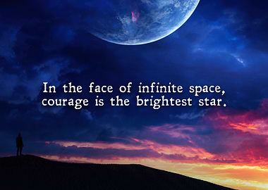 Courage in the face of space