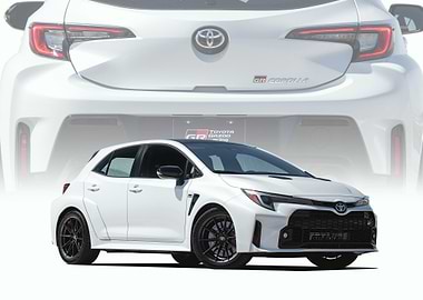 White Toyota GR Corolla Hatchback