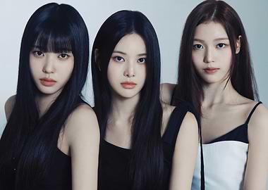 Three young women posing izna