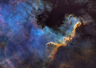 NGC 7000 - The North America Nebula in SHO