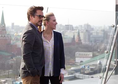 Robert Downey Jr. and Scarlett Johansson