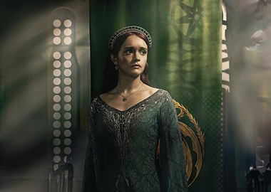 Alicent Hightower in Green Dress olivia cooke