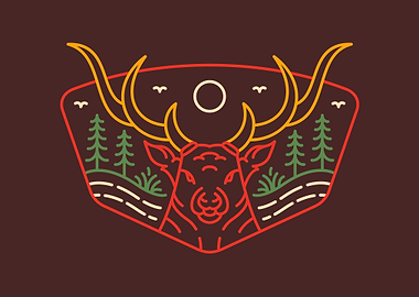 Deer in the Wilderness