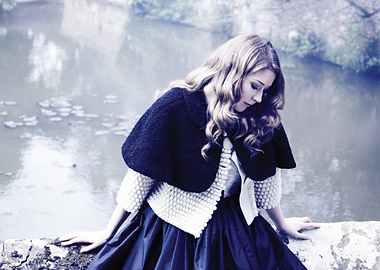 hayley westenra in elegant attire by water