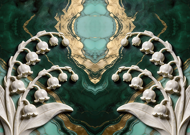 Lily of the Valley floral relief