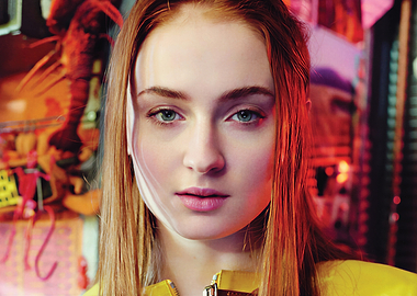 Sophie Turner Close-up Portrait