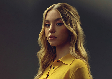 Sydney Sweeney Yellow Polo