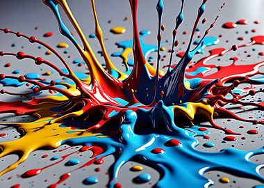 Vibrant Paint Splash