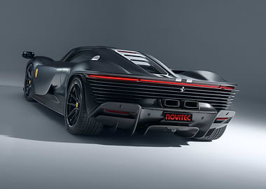 Ferrari Daytona SP3 Rear View