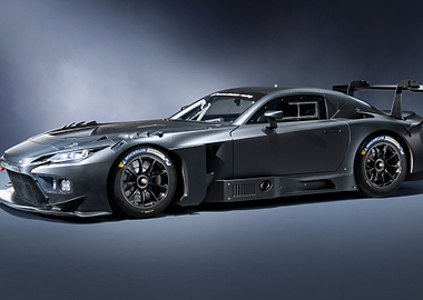 Dark Grey Racing Car