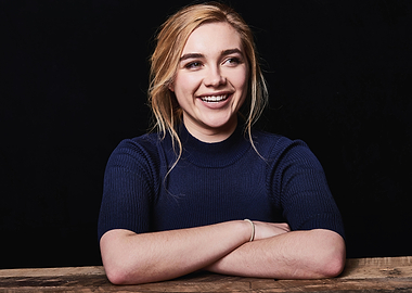 Florence Pugh Smiling