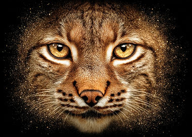 Close-up of a Bobcat's Face