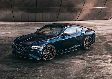 Dark Blue Bentley Continental GT