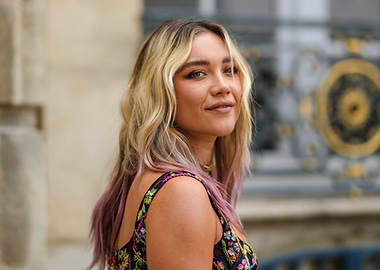 Florence Pugh in Floral Dress